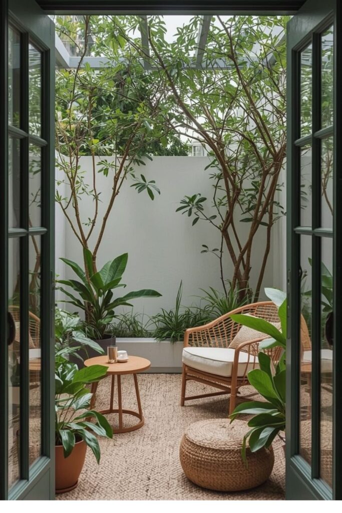 minimalist living room small space