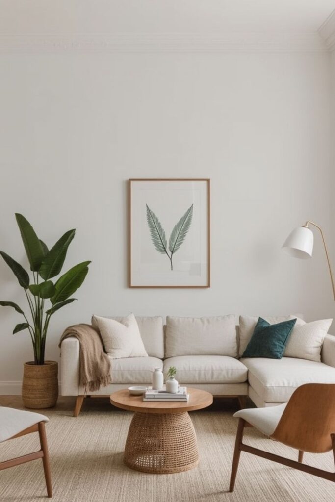 minimalist living room small space