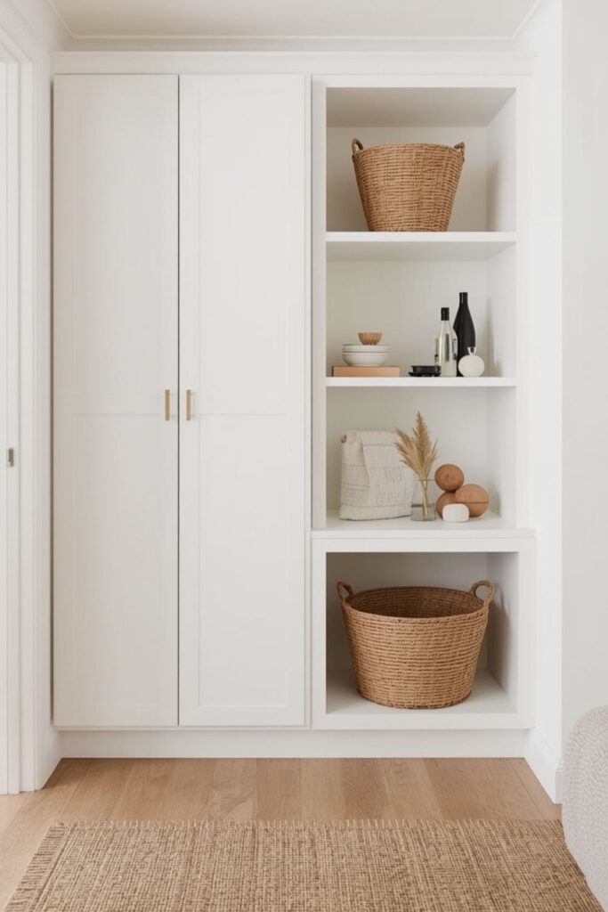 warm minimalist living room Homes and Gardens characteristics