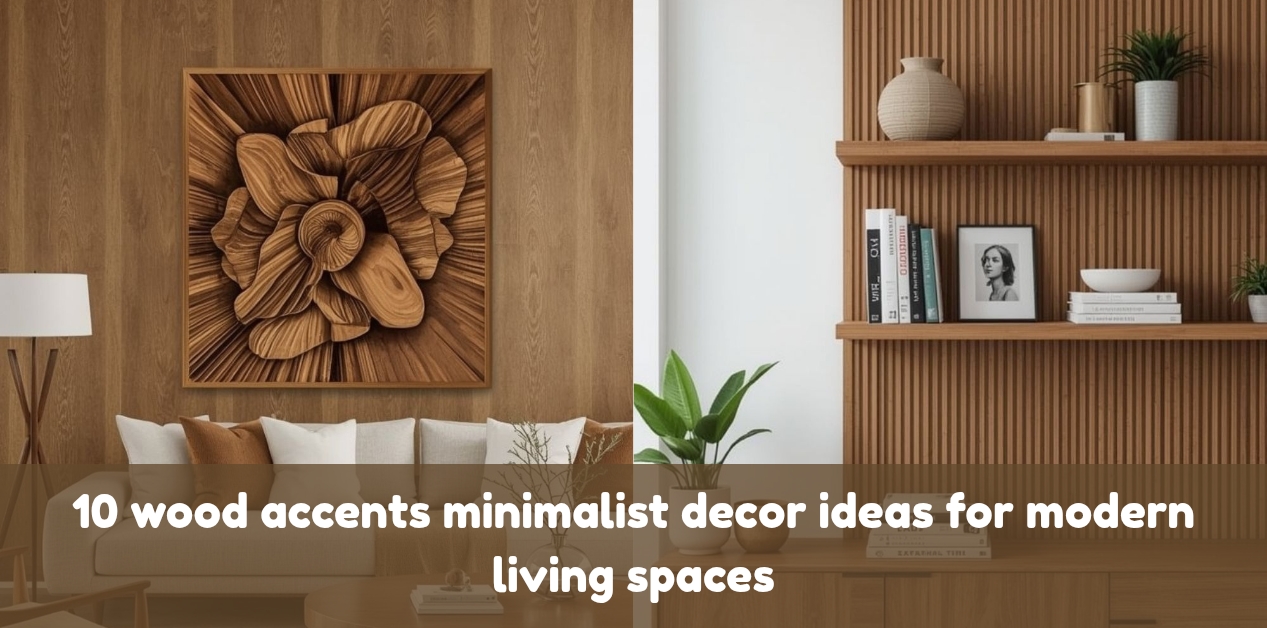 10 wood accents minimalist decor ideas for modern living spaces