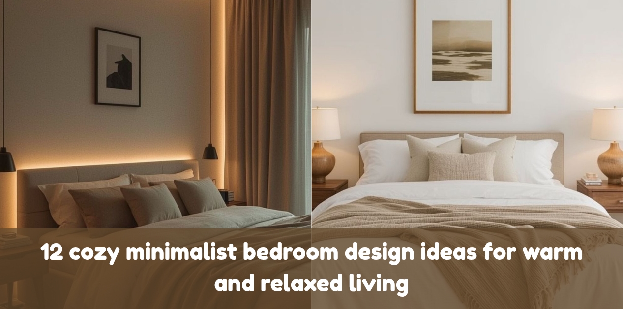 12 cozy minimalist bedroom design ideas for warm and relaxed living
