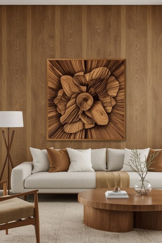unique wall decor for living room modern